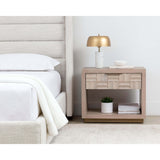 Akava Nightstand, Light Oak-Furniture - Bedroom-High Fashion Home