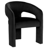 Isidore Dining Arm Chair, Abbington Black-Furniture - Dining-High Fashion Home