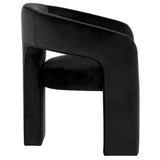 Isidore Dining Arm Chair, Abbington Black-Furniture - Dining-High Fashion Home