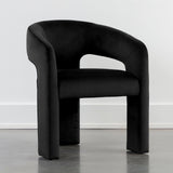 Isidore Dining Arm Chair, Abbington Black-Furniture - Dining-High Fashion Home