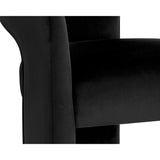 Isidore Dining Arm Chair, Abbington Black-Furniture - Dining-High Fashion Home