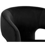 Isidore Dining Arm Chair, Abbington Black-Furniture - Dining-High Fashion Home