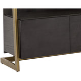 Balthus Entryway Storage Cabinet, Smoke Acacia-Furniture - Storage-High Fashion Home