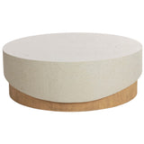 Patras Coffee Table, Cream-Furniture - Accent Tables-High Fashion Home