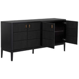 Etienne Sideboard, Black-Furniture - Storage-High Fashion Home