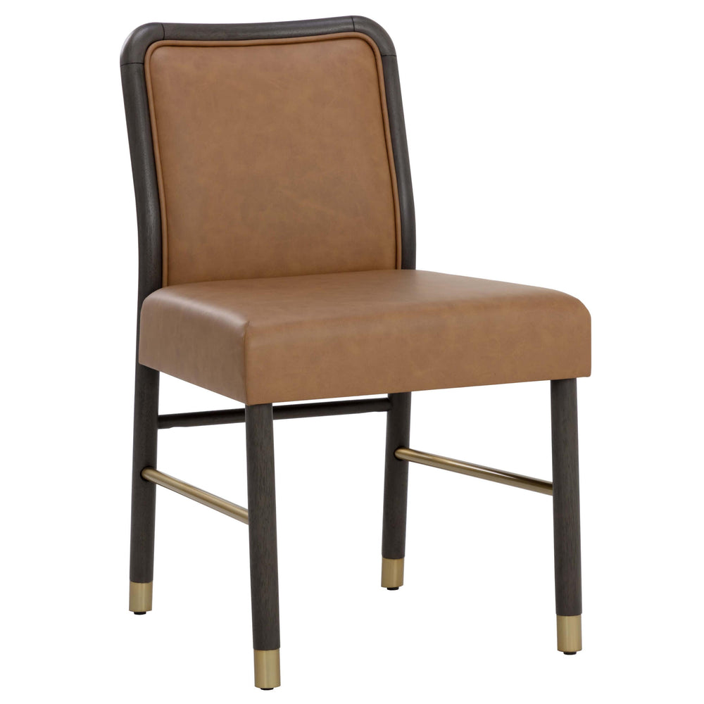 Jeno Dining Chair, Milliken Cognac, Set of 2-Furniture - Dining-High Fashion Home