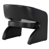 Cura Chair, Black-Furniture - Chairs-High Fashion Home