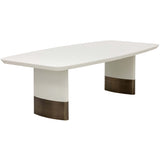 Calida Dining Table, Cream-Furniture - Dining-High Fashion Home