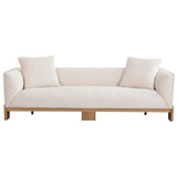 Anwa Sofa, Polo Club Muslin-Furniture - Sofas-High Fashion Home