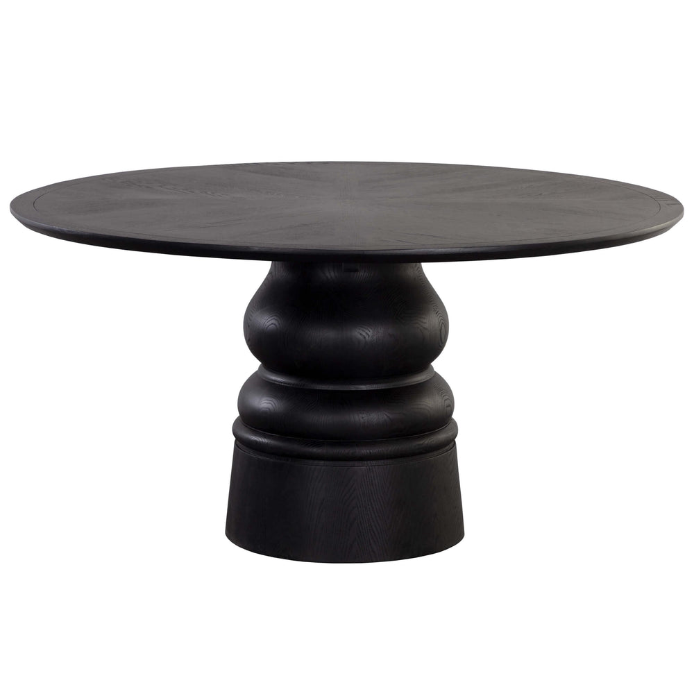 Quinton Dining Table, Black-Furniture - Dining-High Fashion Home