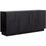 Cove Sideboard, Black-Furniture - Storage-High Fashion Home