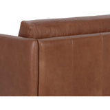 Saul Leather Sofa, Shalimar Tobacco-Furniture - Sofas-High Fashion Home