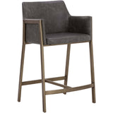 Bernadette Counter Stool, Kendall Grey-Furniture - Dining-High Fashion Home