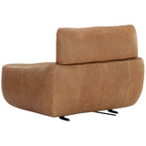 Paget Leather Glider Chair, Camel-Furniture - Chairs-High Fashion Home