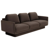 Everton Sofa, Meg Dark Brown-Furniture - Sofas-High Fashion Home