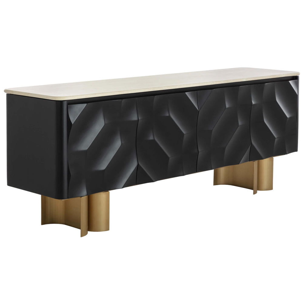 Lautrec Sideboard, Black-Furniture - Storage-High Fashion Home