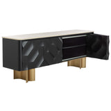 Lautrec Sideboard, Black-Furniture - Storage-High Fashion Home