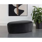 Soraya Ottoman, Shadow Grey-Furniture - Chairs-High Fashion Home