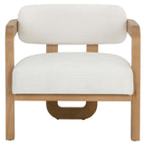 Madrone Chair, Heather Ivory Tweed-Furniture - Chairs-High Fashion Home