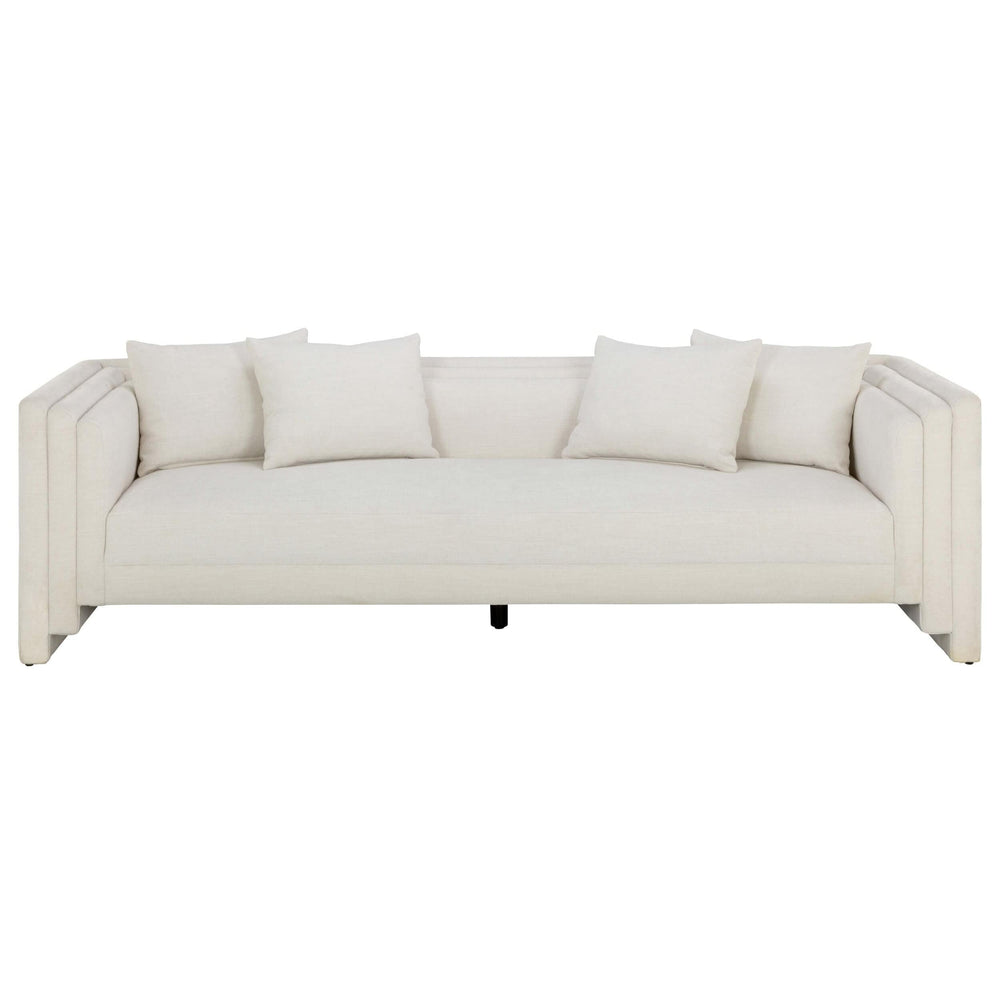 Kira Sofa, Heather Ivory Tweed-Furniture - Sofas-High Fashion Home