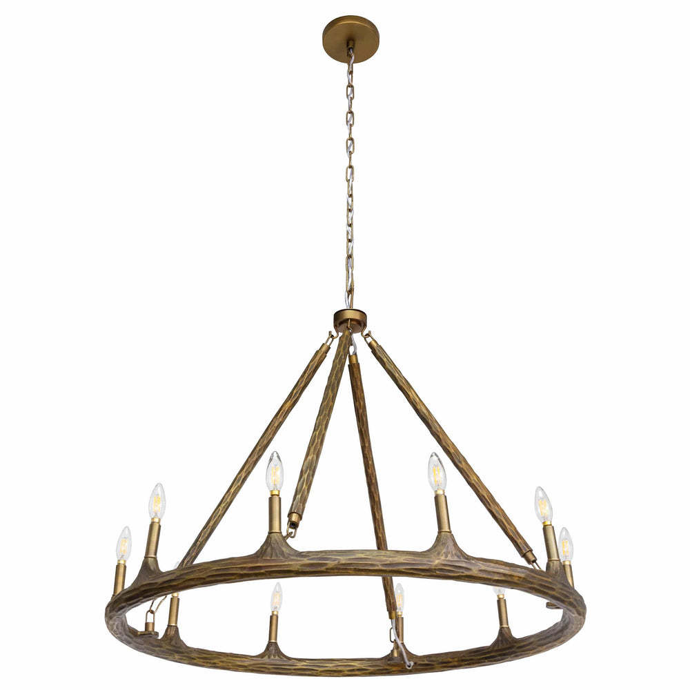 Wolfgang Chandelier, Antique Brass-Lighting-High Fashion Home