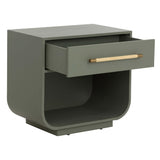 Tarrant Nightstand, Sage Green-Furniture - Bedroom-High Fashion Home