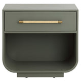 Tarrant Nightstand, Sage Green-Furniture - Bedroom-High Fashion Home