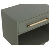 Tarrant Nightstand, Sage Green-Furniture - Bedroom-High Fashion Home