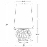 Alice Flower Mini Lamp, White-Lighting-High Fashion Home