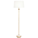 Fisher Floor Lamp, Gold Leaf-Lighting-High Fashion Home