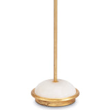 Fisher Floor Lamp, Gold Leaf-Lighting-High Fashion Home