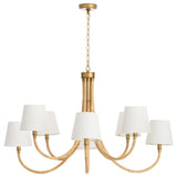 Treble Chandelier, Natural-Lighting-High Fashion Home