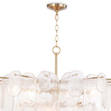 Echo Chandelier, Natural Brass-Lighting-High Fashion Home