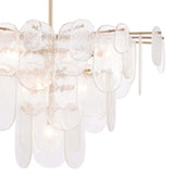 Echo Chandelier, Natural Brass-Lighting-High Fashion Home