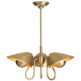 Keaton Pendant, Natural Brass-Lighting-High Fashion Home