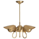 Keaton Pendant, Natural Brass-Lighting-High Fashion Home