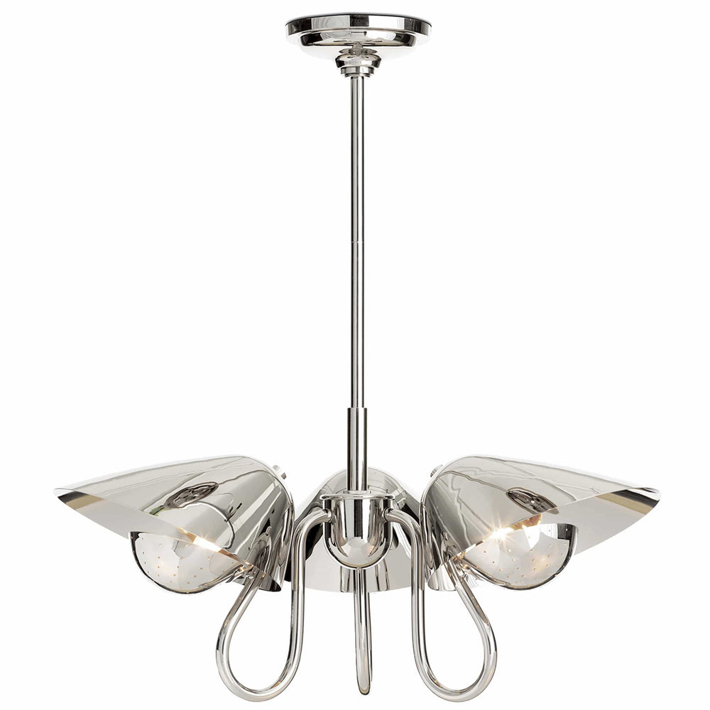 Keaton Pendant, Polished Nickel-Lighting-High Fashion Home