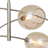 Artemis 6 Light Chandelier, Polished Nickel-Lighting-High Fashion Home