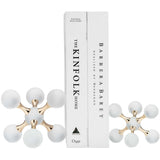 Jack Bookends, White/Gold-Accessories-High Fashion Home