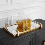 Deki Tray, Gold-Accessories-High Fashion Home