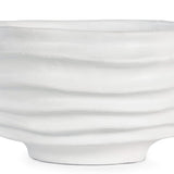 Nabu Metal Bowl, White-Accessories-High Fashion Home