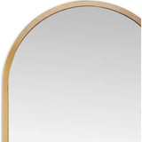 Canal Mirror, Natural Brass