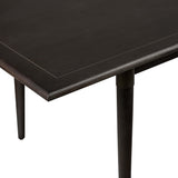 Harper Extension Dining Table, Black-Furniture - Dining-High Fashion Home