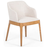 Bryce Arm Chair, Gibson Wheat-Furniture - Chairs-High Fashion Home