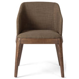 Bryce Arm Chair, Bilton Olive-Furniture - Chairs-High Fashion Home