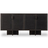 Levon Sideboard, Black Pine-Furniture - Storage-High Fashion Home