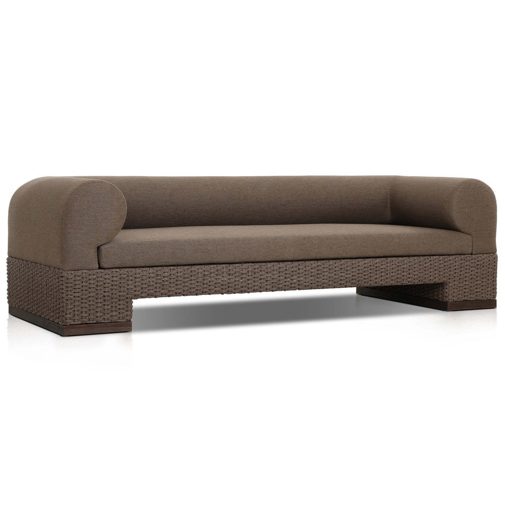 Joss Outdoor Sofa, Ellor Brown