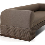 Joss Outdoor Sofa, Ellor Brown