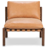 Shelton Leather Chair, Palermo Cognac-Furniture - Chairs-High Fashion Home