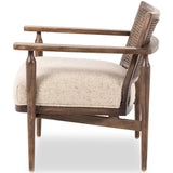 Xavier Chair, Hasselt Taupe-Furniture - Chairs-High Fashion Home